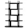Noir Furniture Noir Ochoa Bookcase, Black Steel