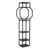Noir Furniture Noir Downtown B Bookcase, Black Metal
