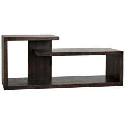 Noir Furniture Sofas Noir Lou Console, Ebony Walnut