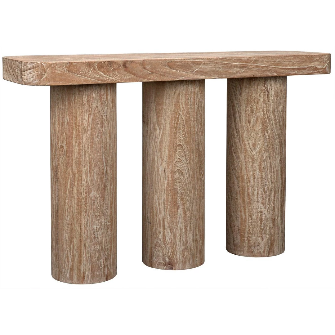 Noir Furniture Accent Tables Noir Sonata Console, Distressed Mindi