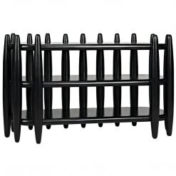 Noir Furniture Noir Exile Console, Hand Rubbed Black