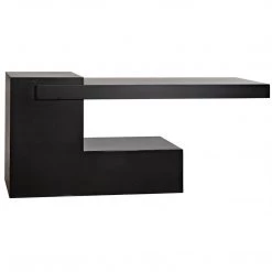 Noir Furniture Noir Impendeo Console, Black Steel