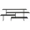 Noir Furniture Noir Metro Console, Black Steel
