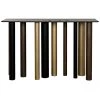 Noir Furniture Noir Tessio Console, Steel