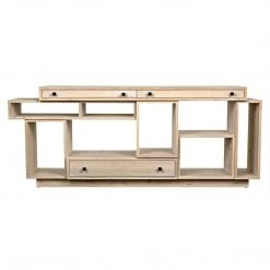 Noir Furniture Buffets Noir Harry Sideboard, Bleached Old Wood