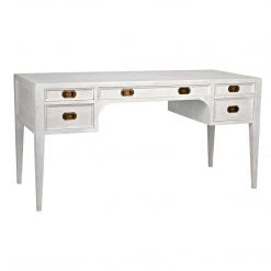 Noir Furniture Noir Africa Desk, White Wash