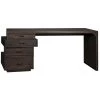 Noir Furniture Noir Artemis Desk, Ebony Walnut