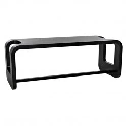 Noir Furniture Noir Anubis Desk, Hand Rubbed Black