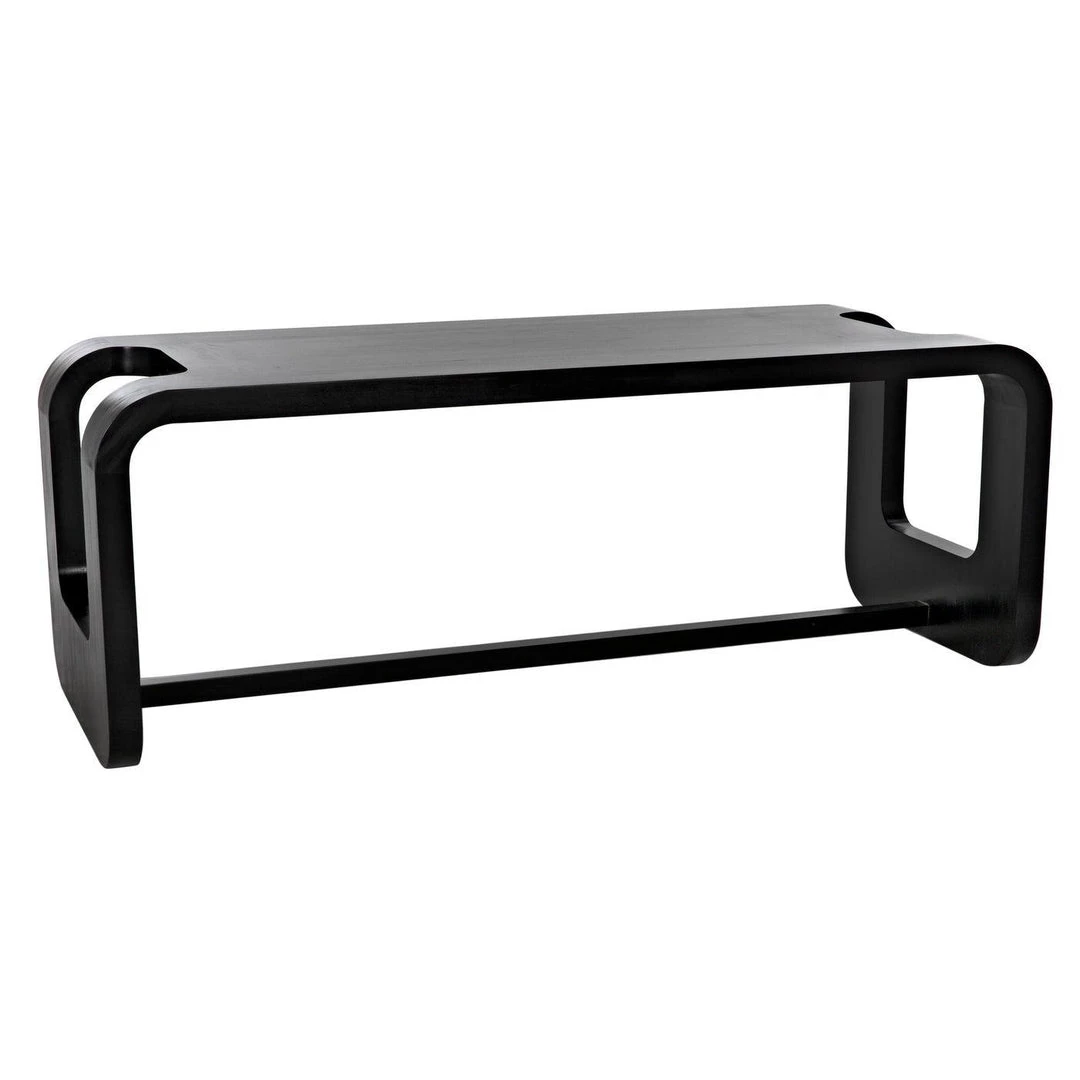 Noir Furniture Noir Anubis Desk, Hand Rubbed Black