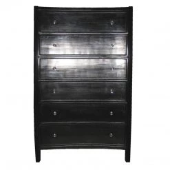 Noir Furniture Noir Hampton Tall Boy Black