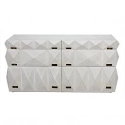 Noir Furniture Sofas Noir Allegra Dresser, White Wash
