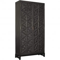Noir Furniture Noir Maharadshcha Hutch, Pale Cabinets