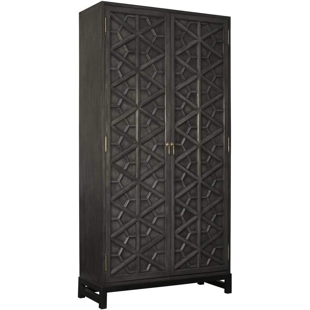 Noir Furniture Noir Maharadshcha Hutch, Pale Cabinets