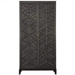 Noir Furniture Noir Maharadshcha Hutch, Pale Cabinets