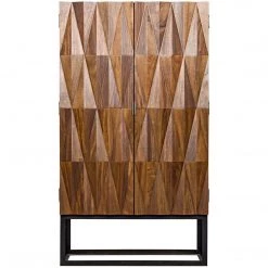 Noir Furniture Sofas Noir Muna Hutch, Dark Walnut