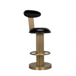Noir Furniture Noir Sedes Counter Stool, Steel With Brass Finish