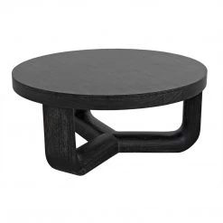 Coffee Tables Noir Furniture Joel Coffee Table, Cinder Black
