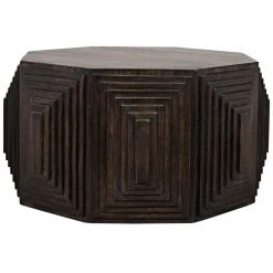 Noir Furniture Noir Moore Coffee Table, Ebony Coffee Tables