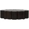 Noir Furniture Noir Royce Coffee Table, Ebony Walnut