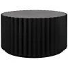 Noir Furniture Noir Stern Coffee Table, Black Steel Coffee Tables
