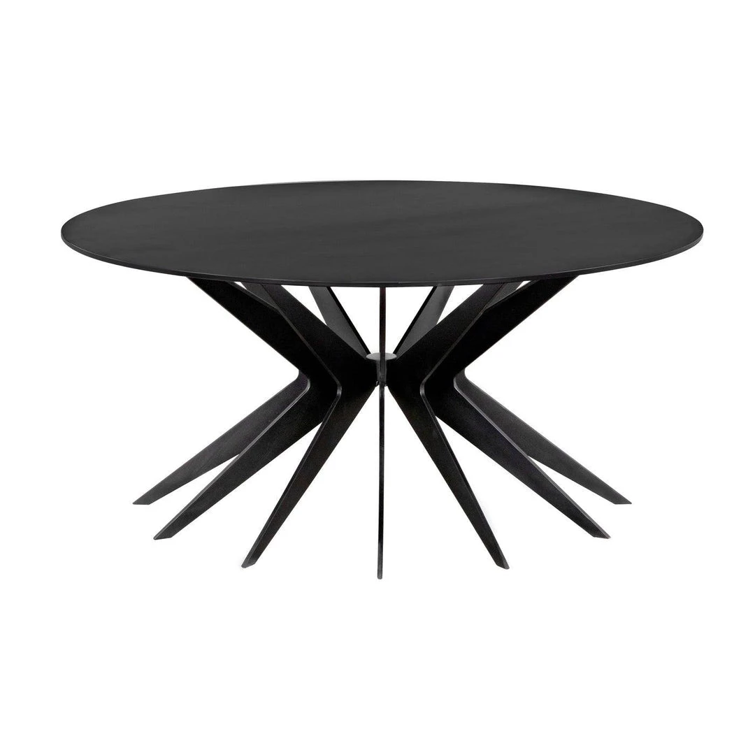 Noir Furniture Noir Spider Coffee Table, Black Metal Coffee Tables