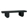 Noir Furniture Noir Evora Coffee Table, Black Metal