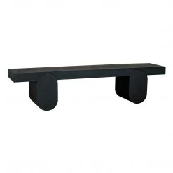 Noir Furniture Noir Evora Coffee Table, Black Metal