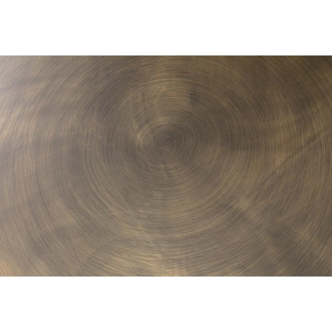 Noir Furniture Dixon Coffee Table, Steel With Aged Brass Finish Coffee Tables