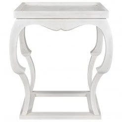 Noir Furniture Accent Tables Noir Bellini Side Table, White Wash