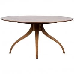 Noir Furniture Noir Vera Dining Table, Dark Walnut