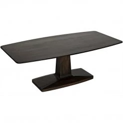 Noir Furniture Dining Tables Noir Travis Table, Ebony Walnut
