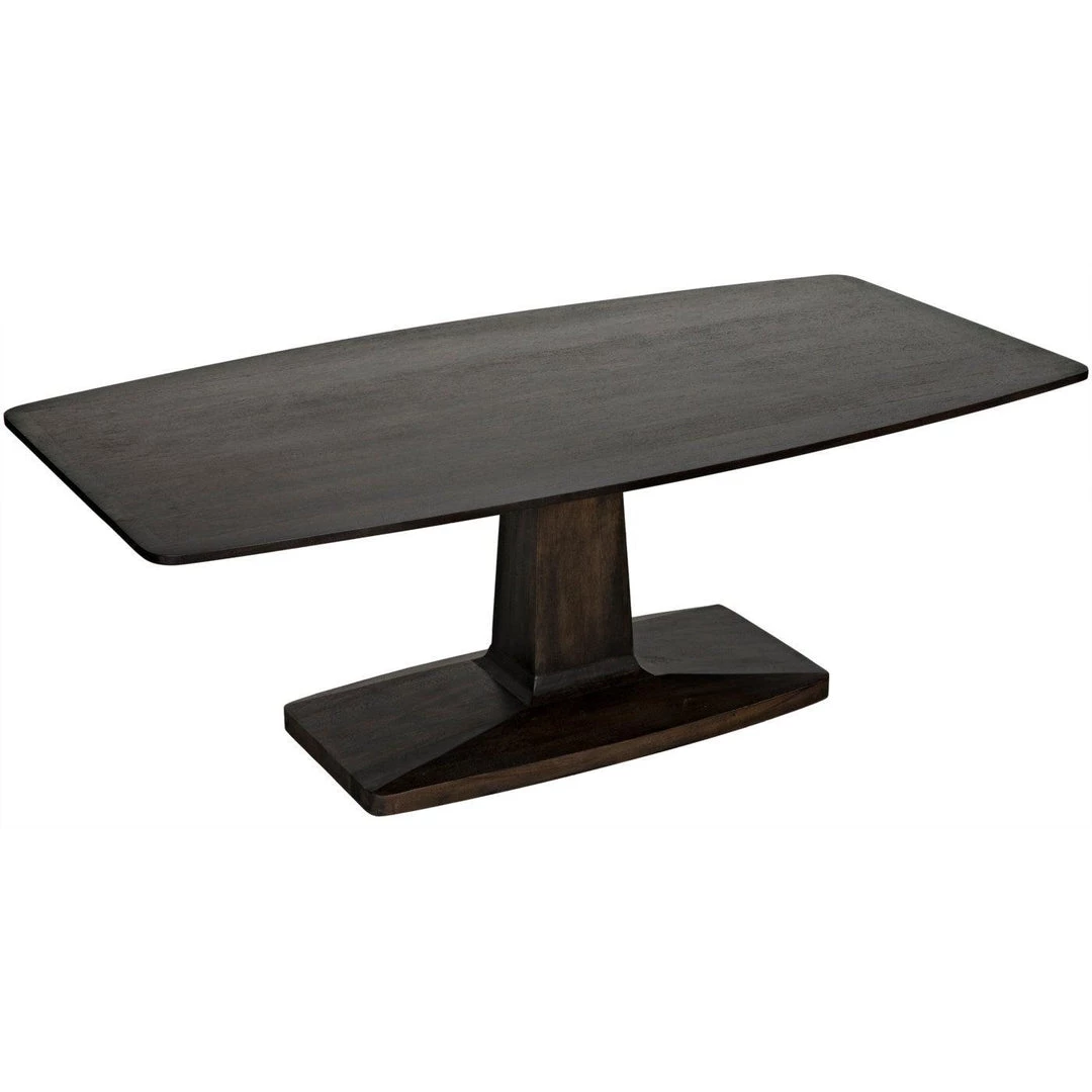 Noir Furniture Dining Tables Noir Travis Table, Ebony Walnut