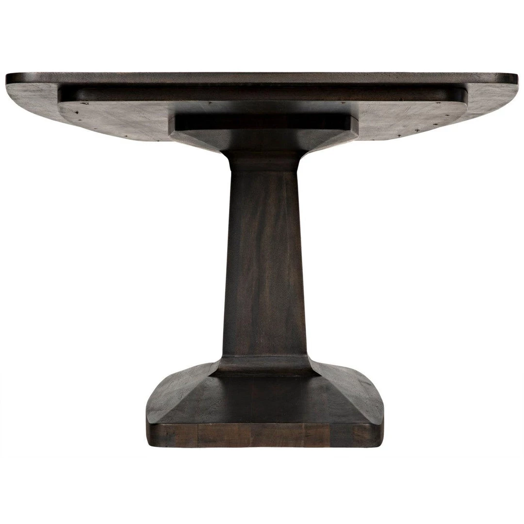 Noir Furniture Dining Tables Noir Travis Table, Ebony Walnut