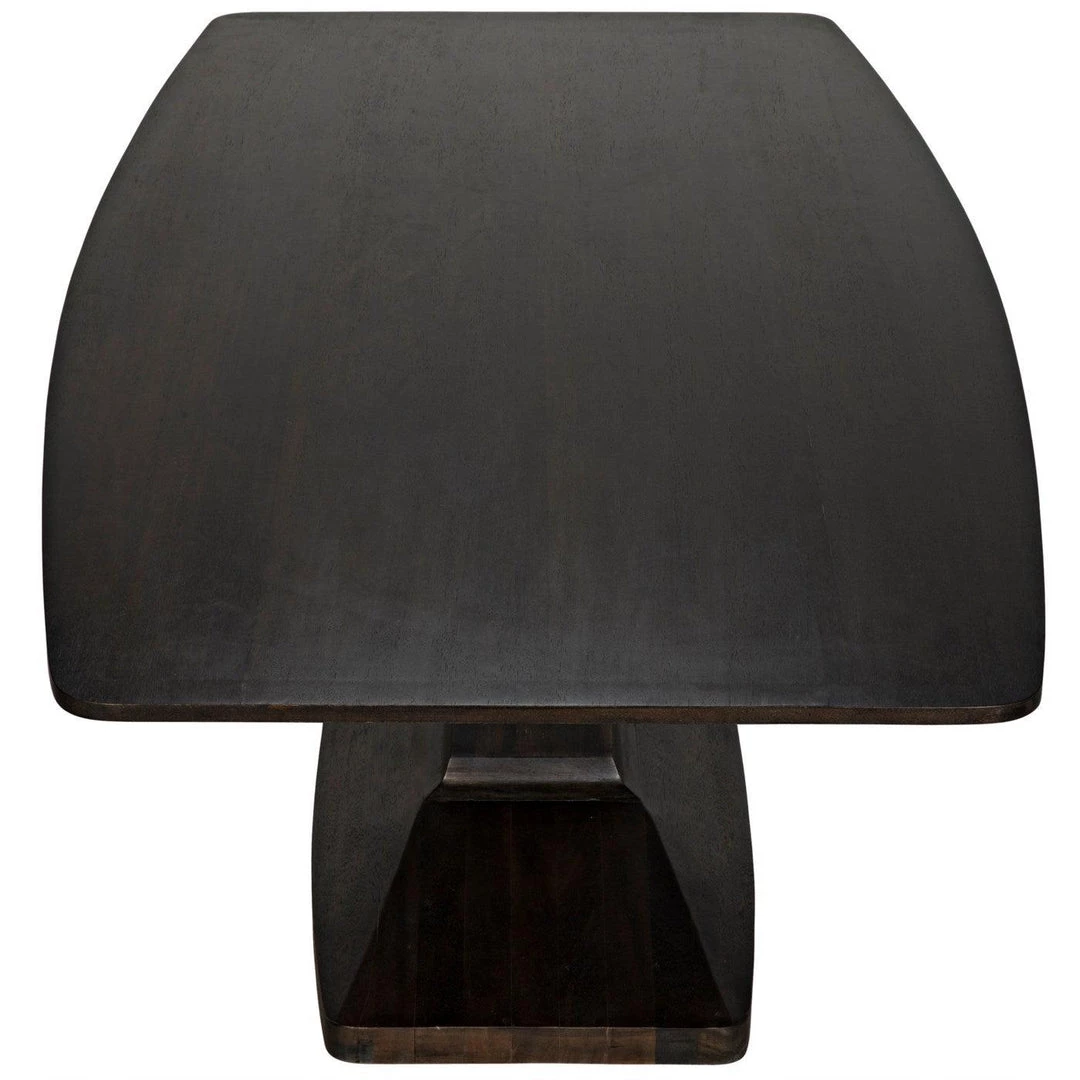 Noir Furniture Dining Tables Noir Travis Table, Ebony Walnut