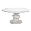 Noir Furniture Noir Hugo Dining Table 60", White Wash Dining Tables