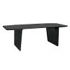 Noir Furniture Noir Esprit Dining Table, Black Metal Dining Tables