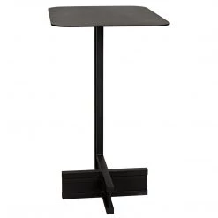 Noir Furniture Noir Jude Side Table, Black Steel Accent Tables