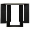Noir Furniture Noir Modicus Side Table, Black Steel Accent Tables