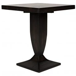 Noir Furniture Noir Paloma Side Tabe, Ebony Walnut