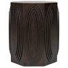 Noir Furniture Noir Jules Side Table, Ebony Walnut Accent Tables