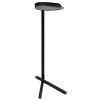 Noir Furniture Accent Tables Noir Golem Side Table, Black Steel