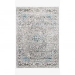 Loloi Rugs Gemma Rugs By Loloi - GEM-05 Silver Blue