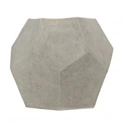 Noir Furniture Geometry Side Table/Stool, Fiber Cement