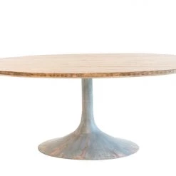 Olde Door Company Ida 78" Oval Table Top Antique Natural