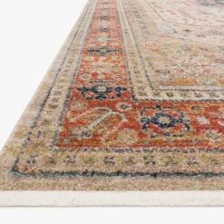 Loloi Rugs Joanna Gaines Graham Rug Collection - GRA-03 Persimmon/Ant.Ivory