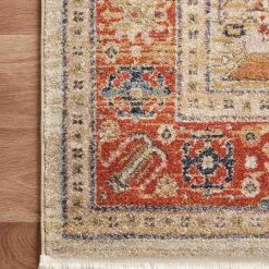 Loloi Rugs Joanna Gaines Graham Rug Collection - GRA-03 Persimmon/Ant.Ivory
