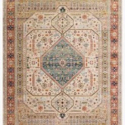 Loloi Rugs Joanna Gaines Graham Rug Collection - GRA-03 Persimmon/Ant.Ivory