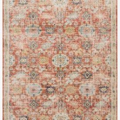 Loloi Rugs Joanna Gaines Graham Rug Collection - GRA-05 Persimmon/Multi