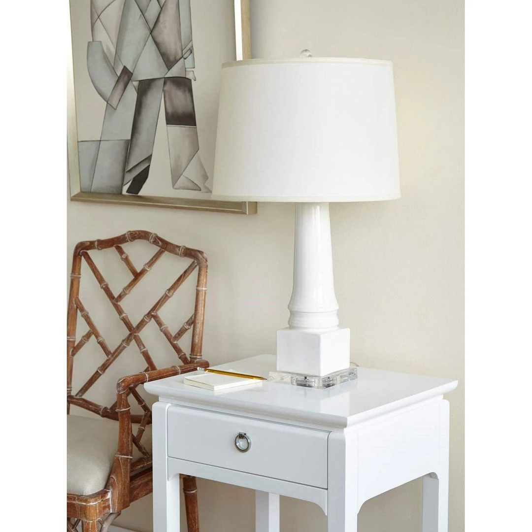 Bungalow 5 - Harlow 1-Drawer Side Table In White