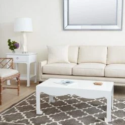 Bungalow 5 - Harlow 1-Drawer Side Table In White